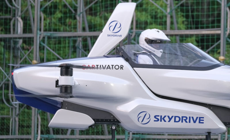 Японский летающий автомобиль впервые взлетает с пассажиром на борту / Фото SkyDry