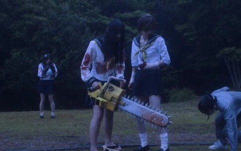 Кадры из к/ф «Возвращение кровавой школьницы с бензопилой: пробуждение Гико» (2019)