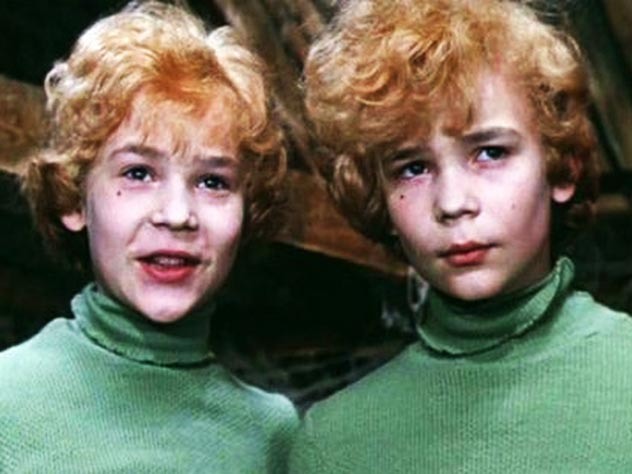 Братья-близнецы Юра и Вова Торсуевы, сыгравшие главные роли