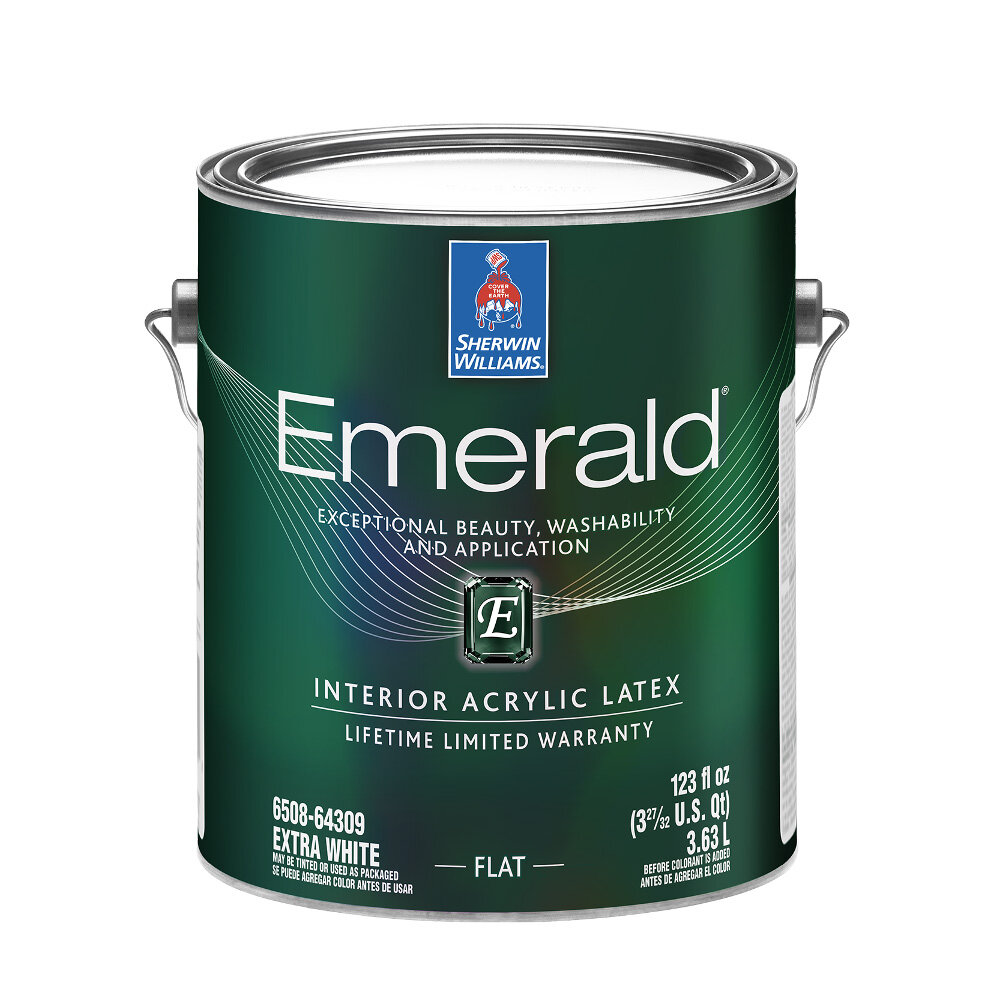 Sherwin-Williams Emerald Interior Acrylic Latex Paint Flat