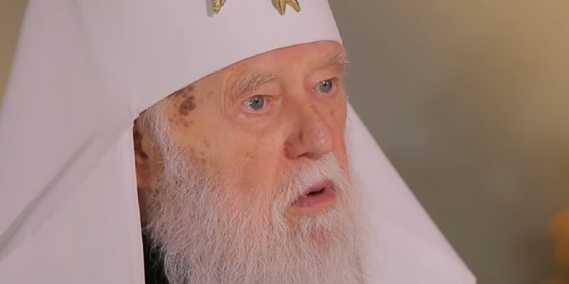 Патриарх Филарет, глава Украинской православной церкви Киевского патриархата. Картинка взята из открытых источников интернета.