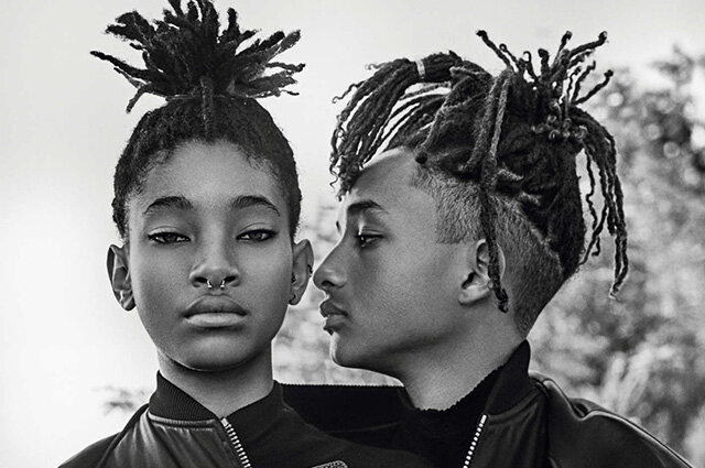 Джейден и Уиллоу Смит на обложке журнала “Interview”
