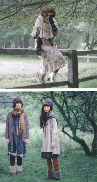 Mori Girl - Mori Girl.  Girls from the forest - the direction of the late 2000s.