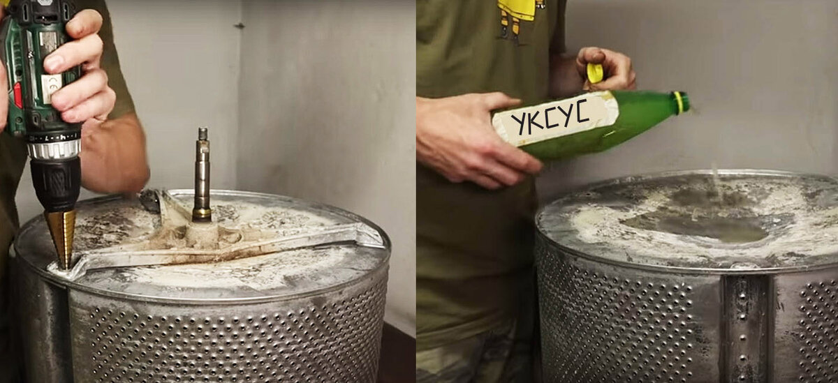 Высверливаем винта