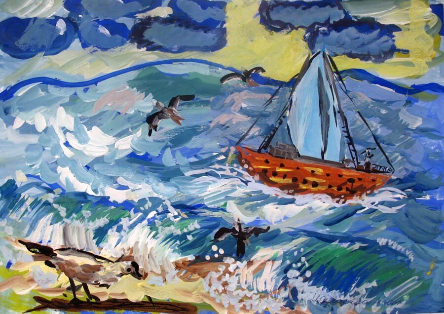 Детский рисунок из интернета