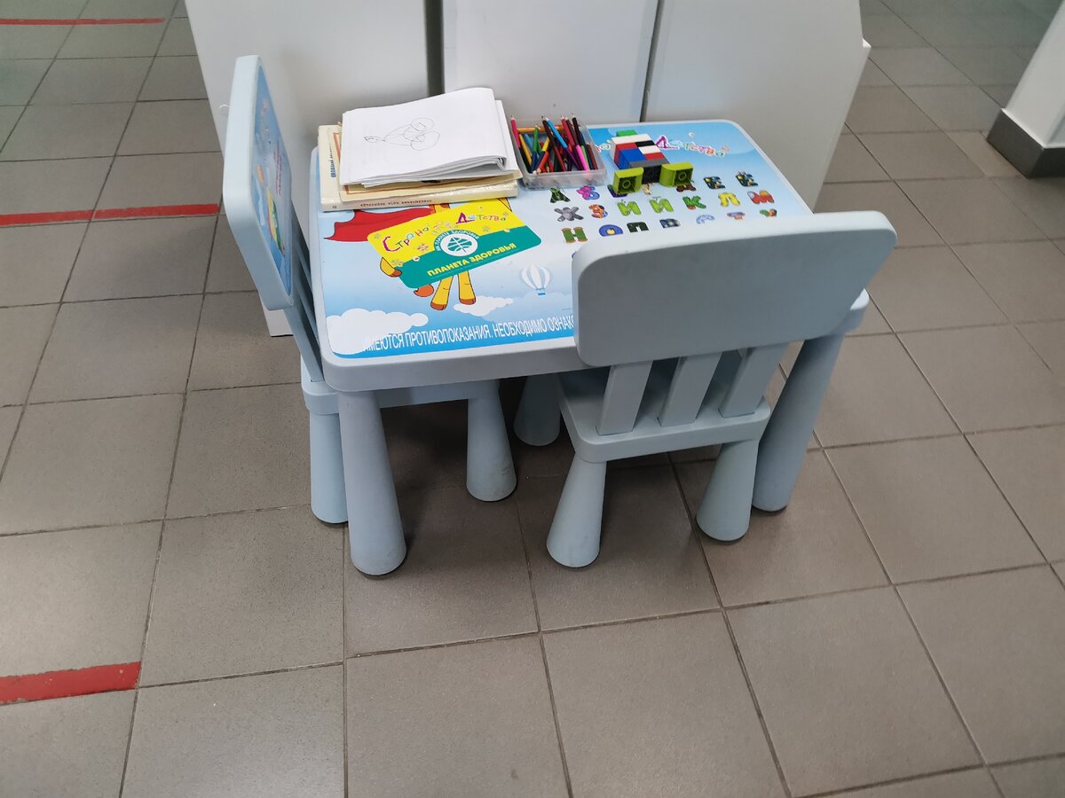 Мебель для детского уголка в офисе