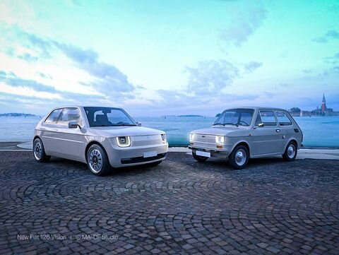 «Я учился водить тётин Fiat 126». Итальянец показал свою идею нового малыша.