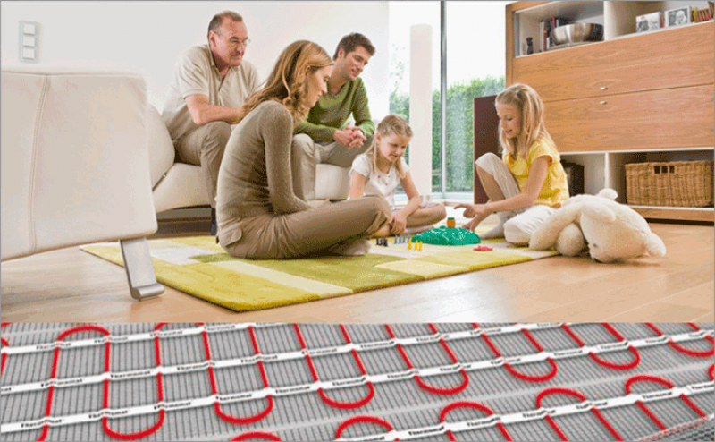 Теплый пол — отличный выбор для спальни и детской 