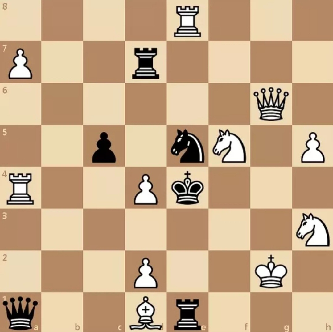 Ход белых, мат в один ход. 