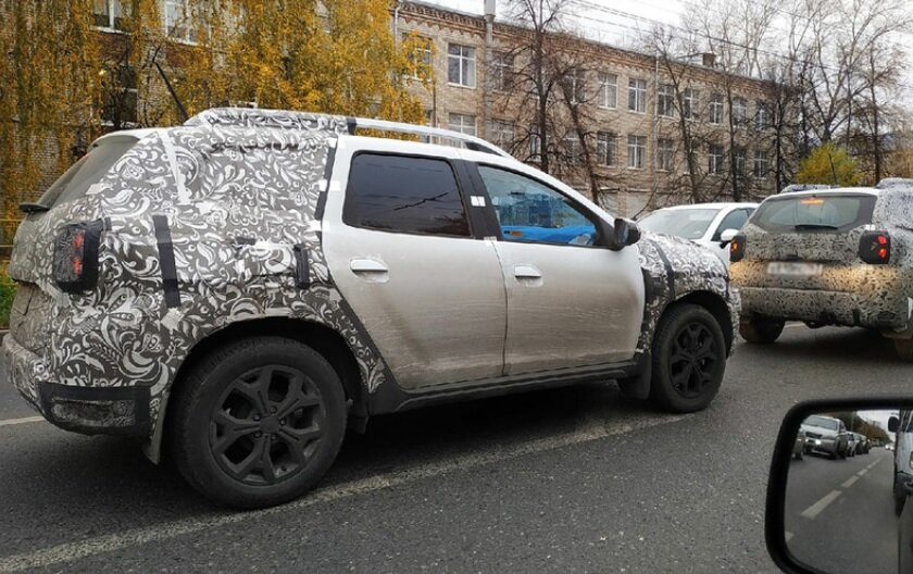Новые Дастеры, которые уже ездят по России.