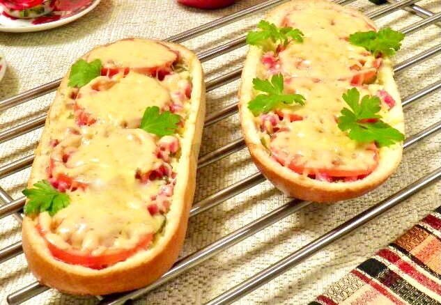 Пицца из хлеба