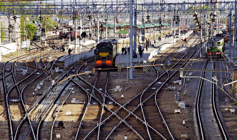 Железнодорожный пейзаж