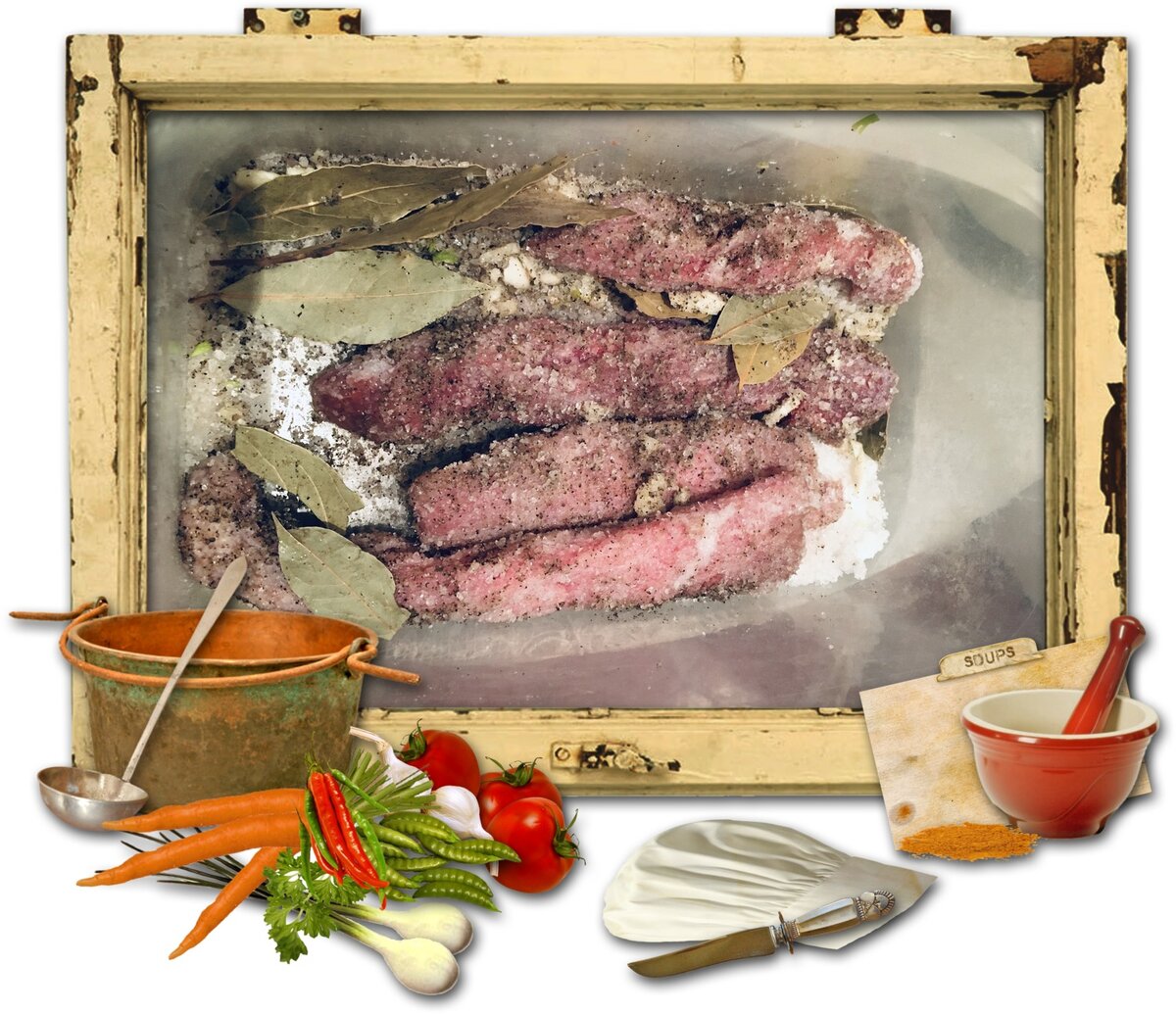 Просолка мяса