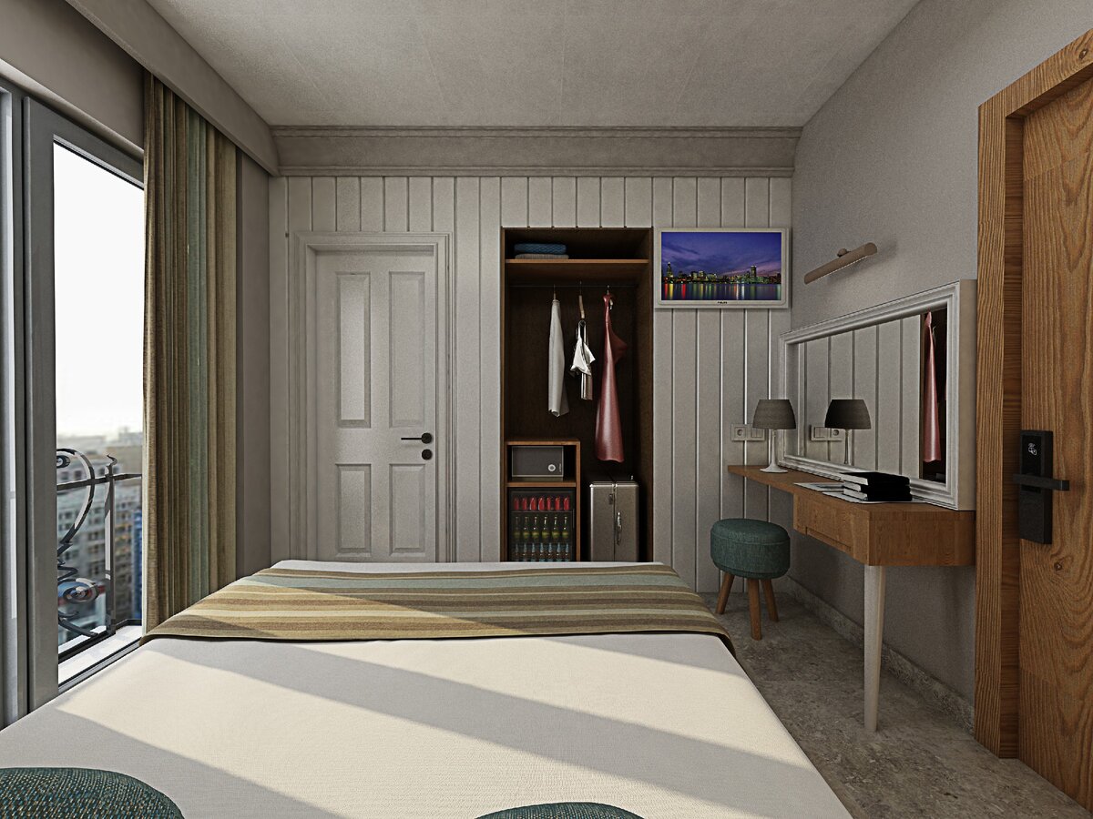 Экономичный номер отеля Der Inn Hotel 4* - фото с официального сайта отеля. ▶️▶️