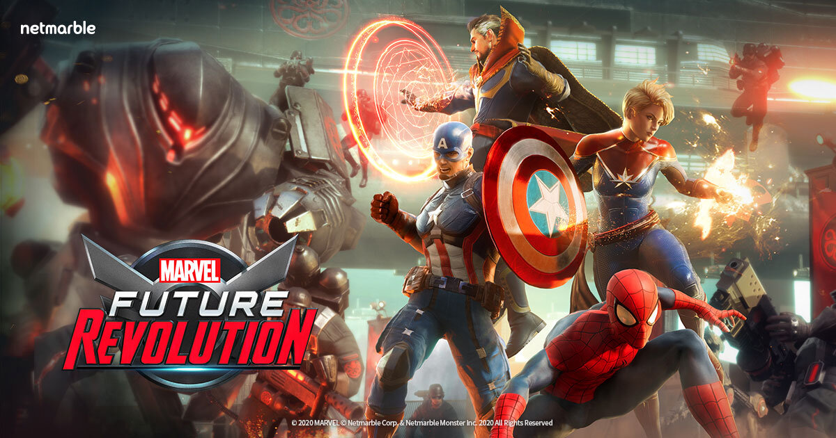 Заставка игры Marvel Future Revolution