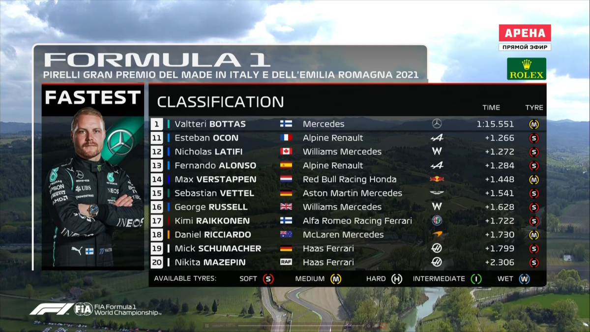 скрин трансляции Арена