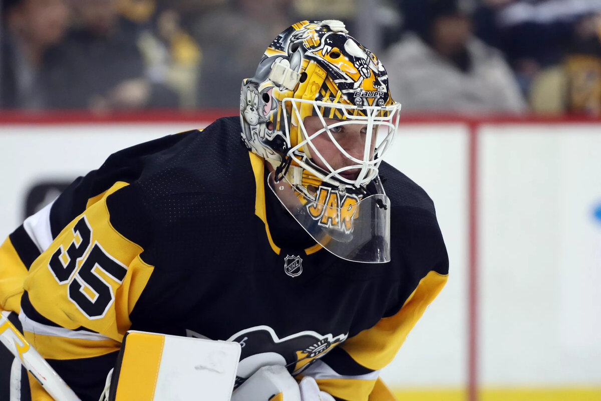 Первый номер в воротах Питтсбурга Тристан Джарри