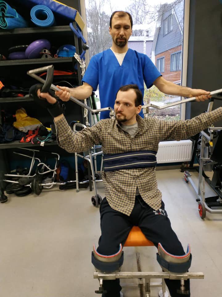 Алексей на реабилитации