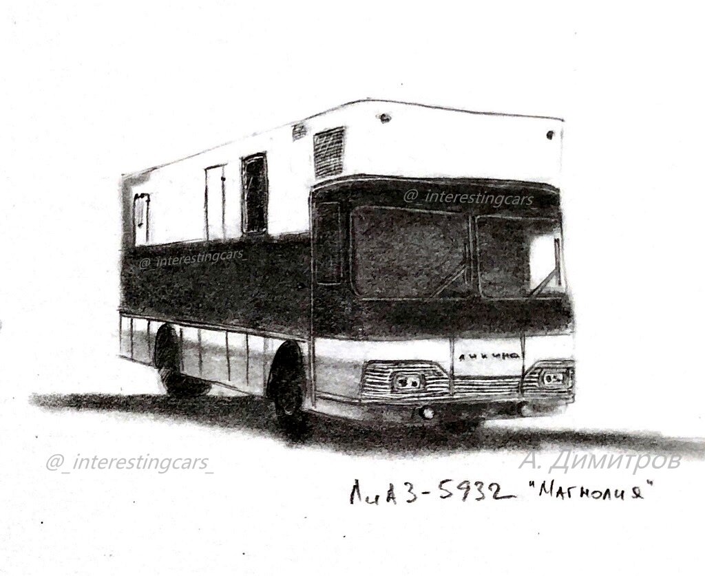 ЛиАЗ-5932 "Магнолия" в рисунках