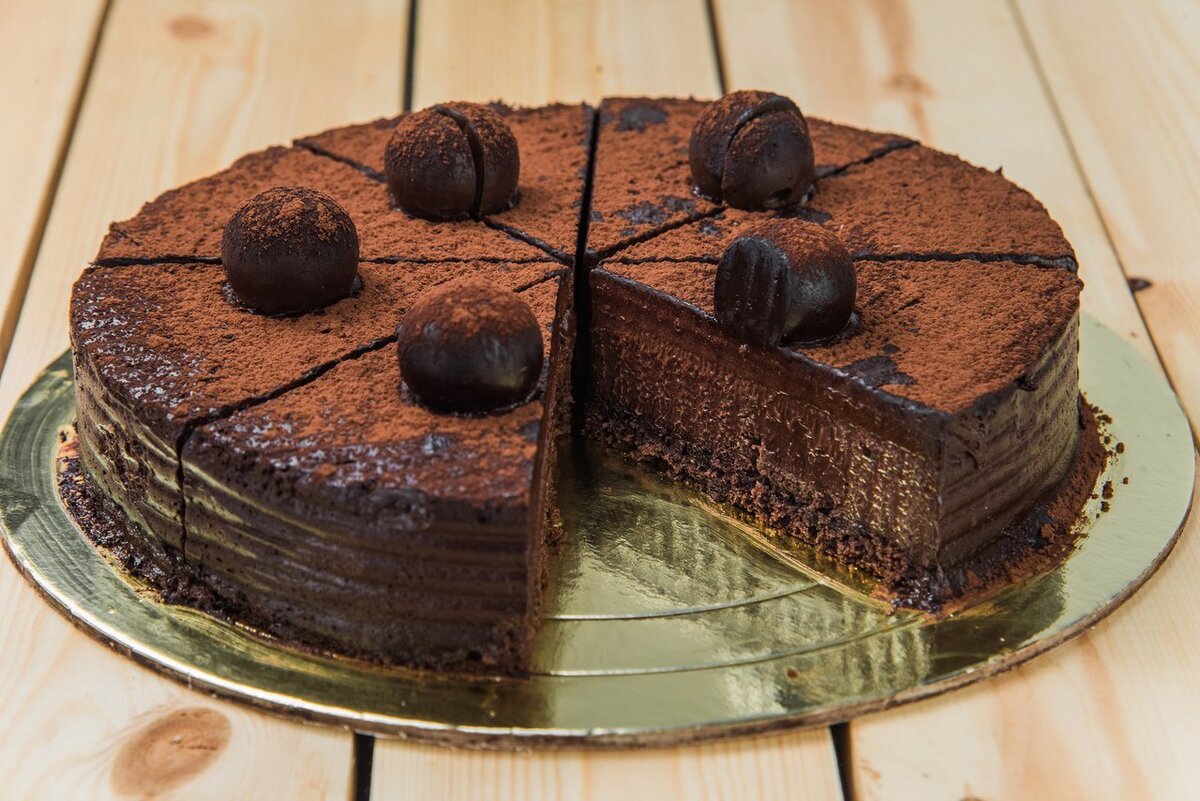 Трюфельный торт — самый шоколадный торт на планете!