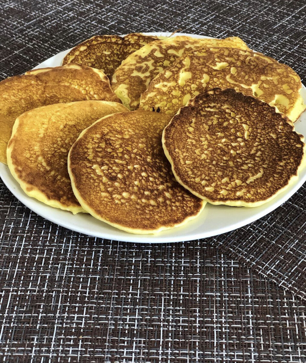 Сырные оладушки 