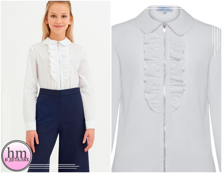 Красивые блузки в школу. 15 простых идей для вдохновения и ...