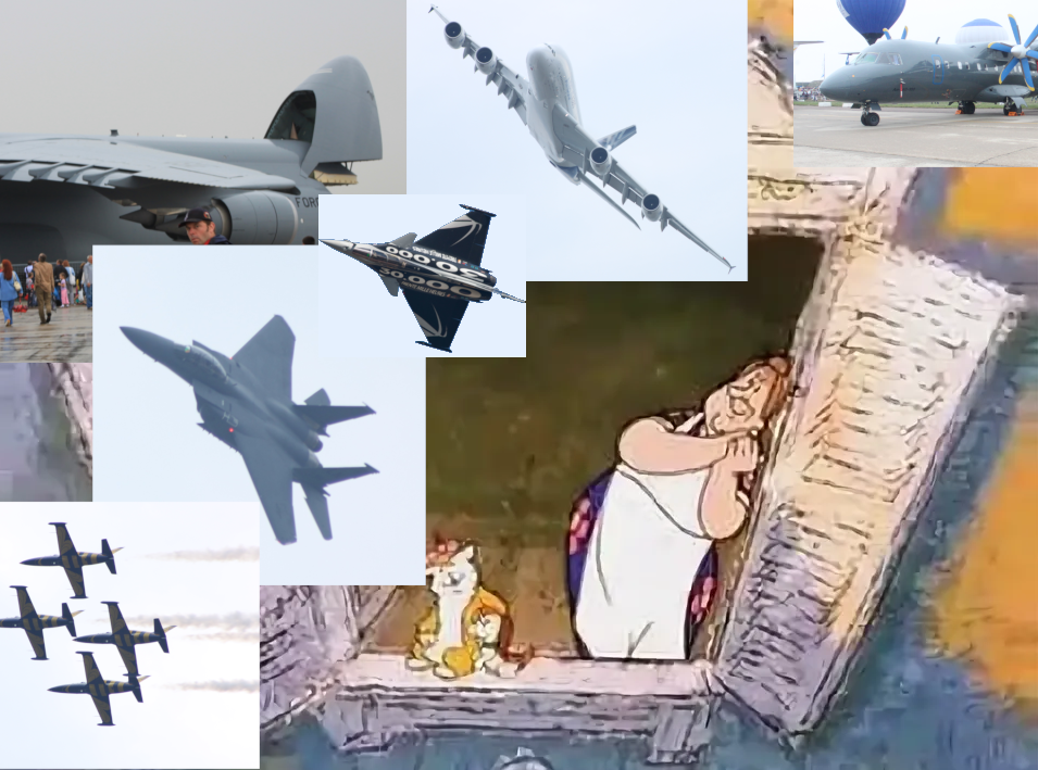 Lockheed C-5 Galaxy, Airbus A380, F-15, Ан-140, авиагруппа Baltic Bees, Dassault Rafale