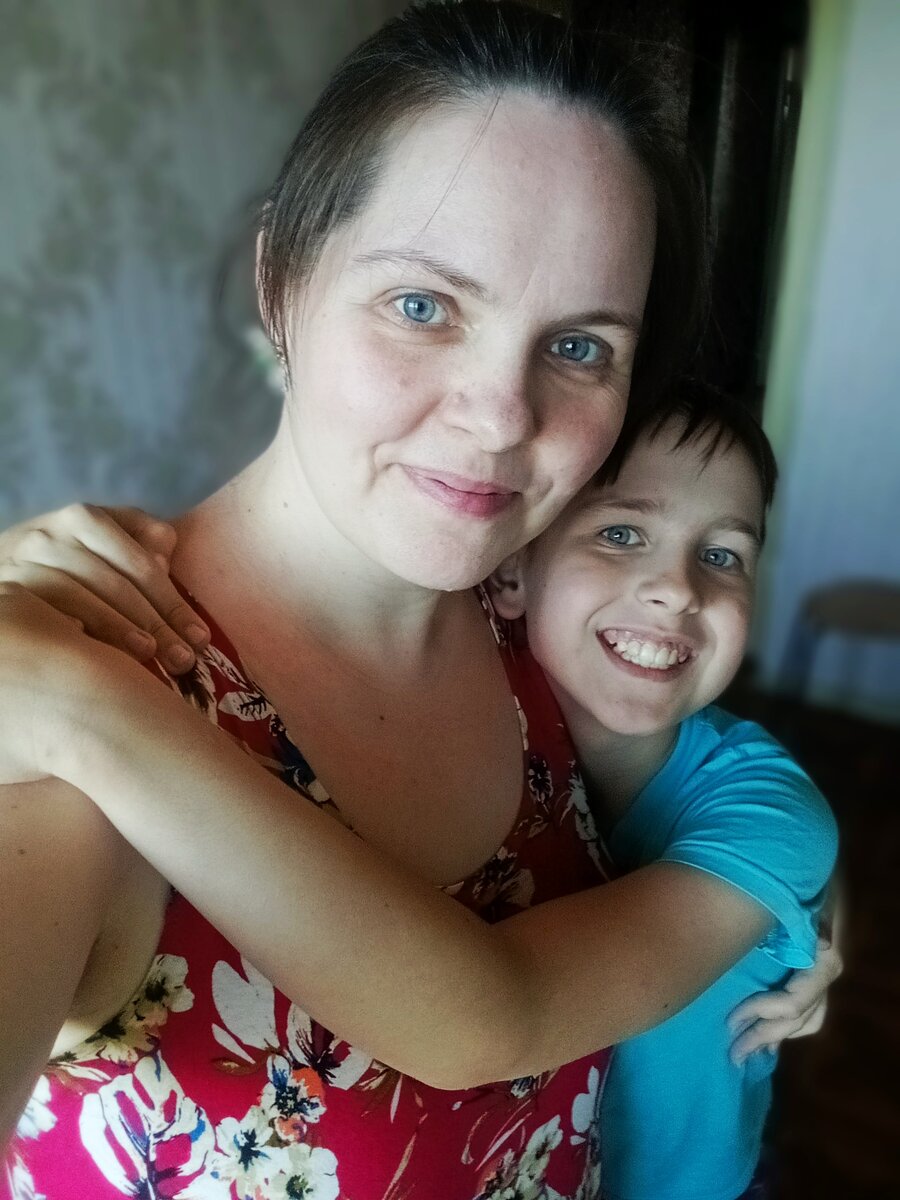 Я и мой старшенький.