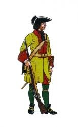 Рядовой Ингерманладнского солдатского полка, 1706-ой год