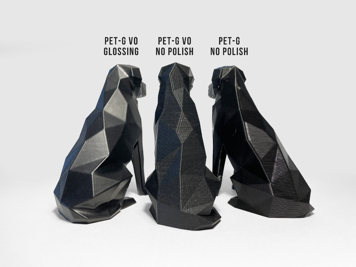 Сравнение материалов Studia3D Filament PET-G V0 и Studia3D Filament PET-G Original