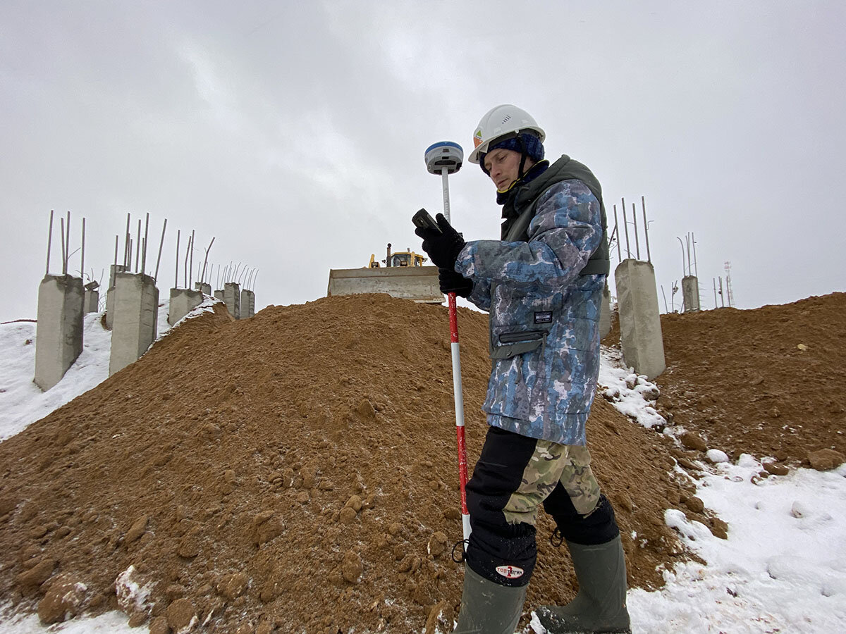 Подготовка к проведению топографической съемки 1:500