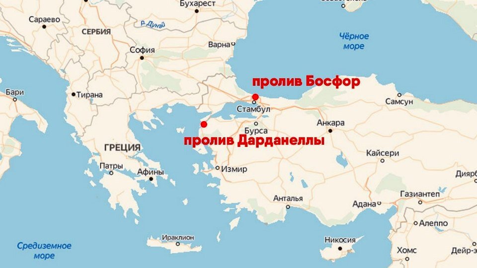 Какое море в турции