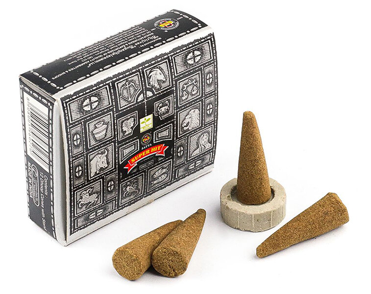 Благовония Super Hit конусы. Фото с сайта gangotri.ru