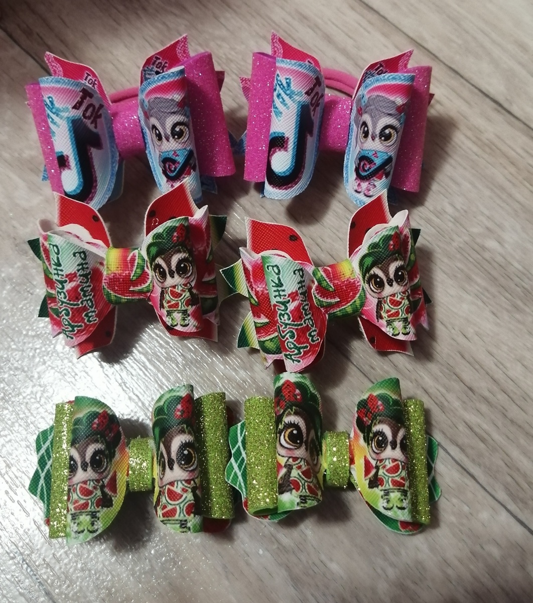 Бантики из экокожи🎀
