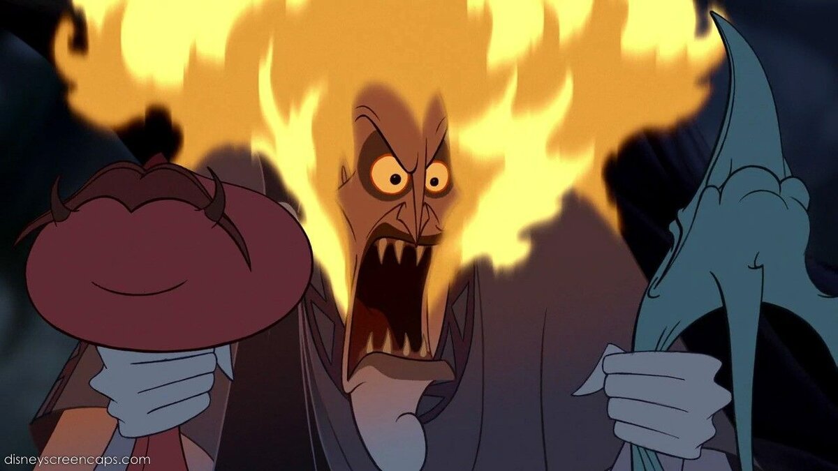 Аид из мультфильма «Геркулес». Пожалуй, самый харизматичный злодей с неустойчивой нервной системой.