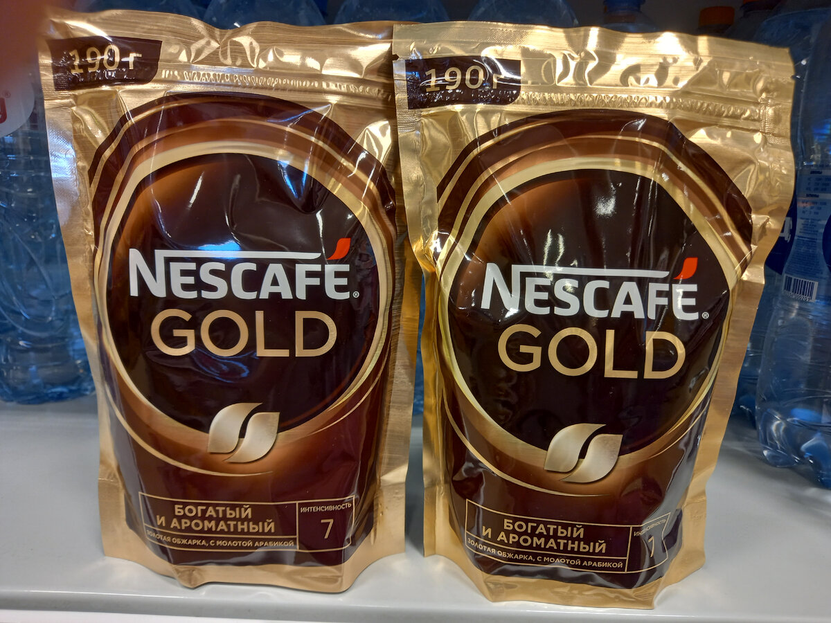 Кофе "Nescafe Gold" (фото автора)