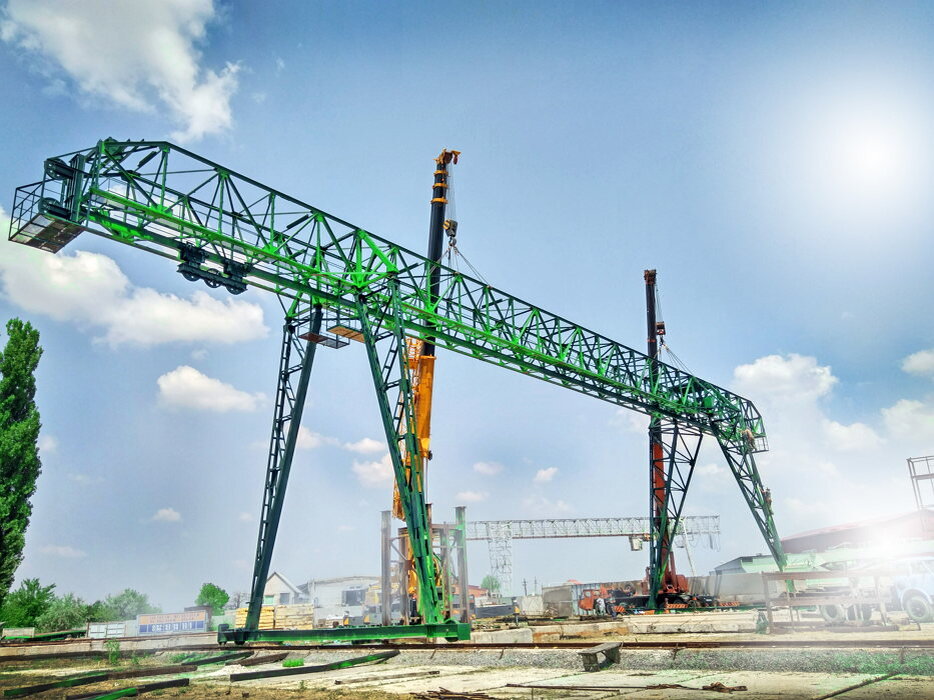 балочный козловой кран 50тн. мостовой козловой кран. кран козловой однобалочный 10т. козловой кран спб. консольно-козловой кран ккг 12,5.
