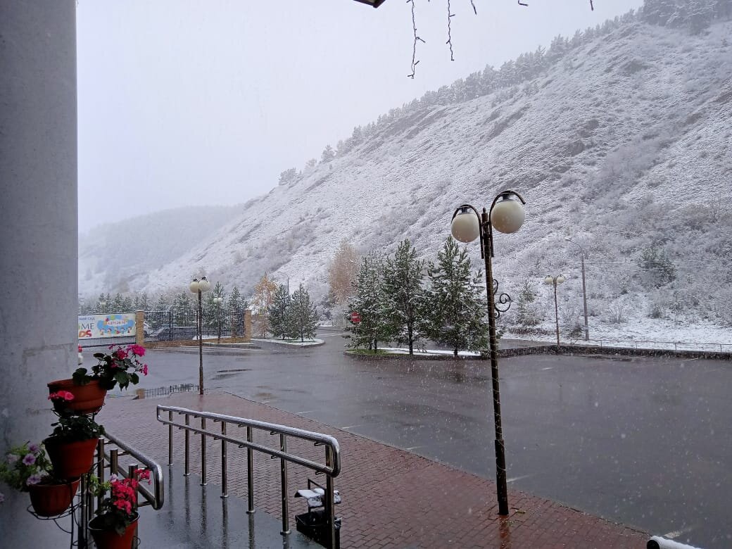 Фото автора. Зимний городской пейзаж.