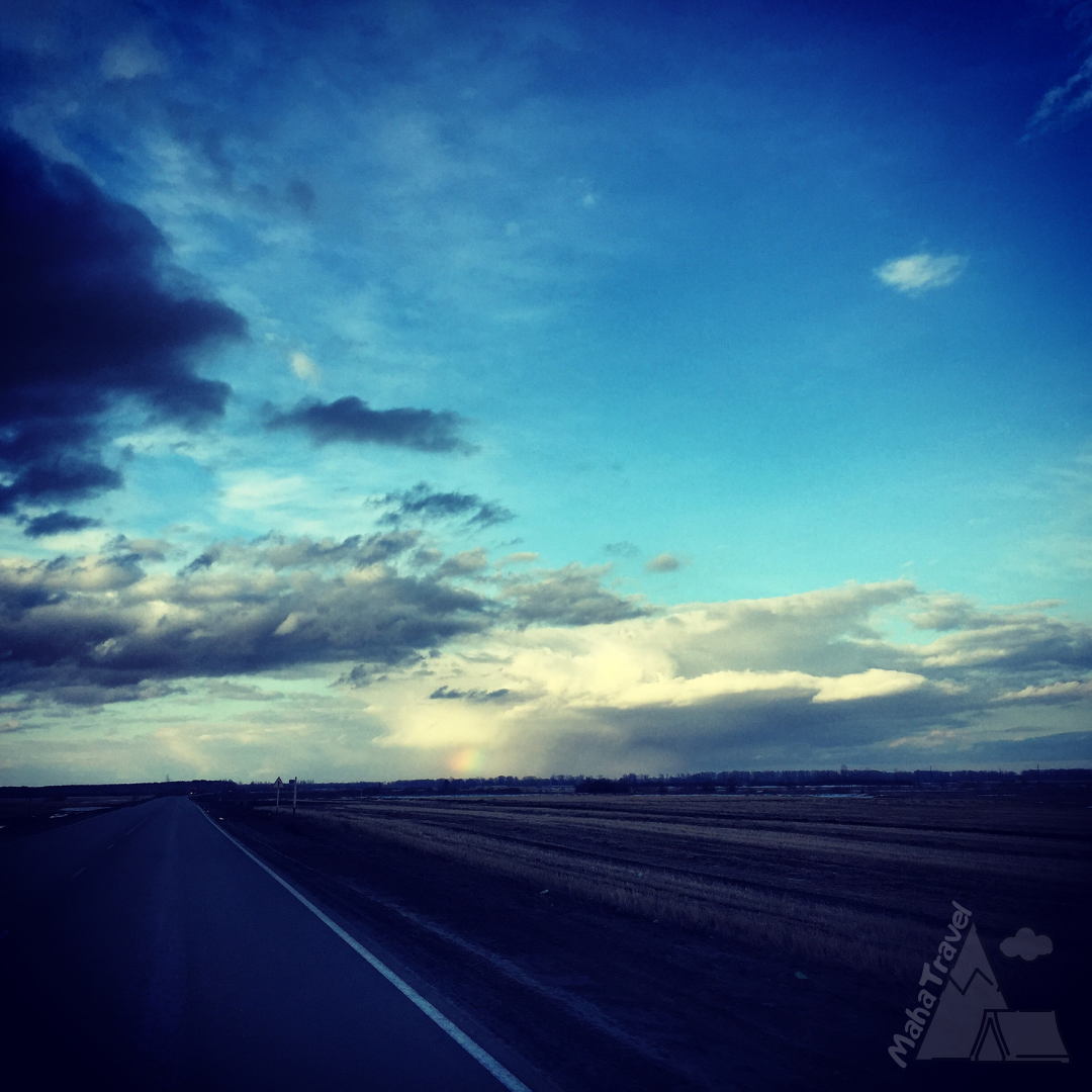 Чуйский тракт в сторону г. Бийск