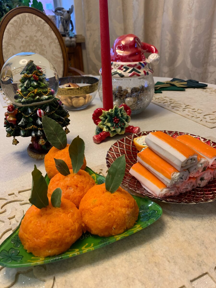 салат "мандаринки"