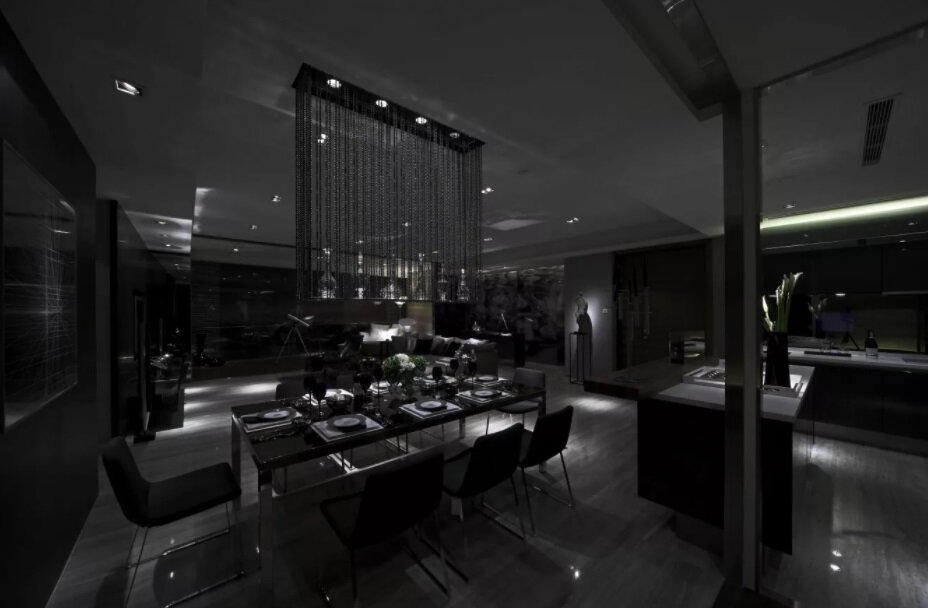 Черный цвет в интерьере