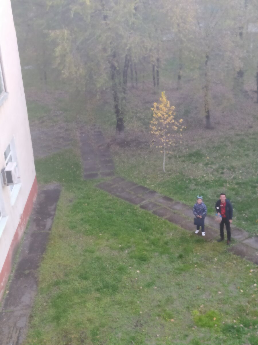 Это мои любимые глядят в окно роддома. Лежала на сохранении на 28 неделе. 