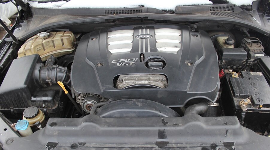 Турбодизельный двигатель Kia/Hyundai серии D4CB объемом 2.5 литра (Киа Соренто и Хендай Санта Фе) очень отзывчив к срокам и полноте объема проводимого ему технического обслуживания.-2