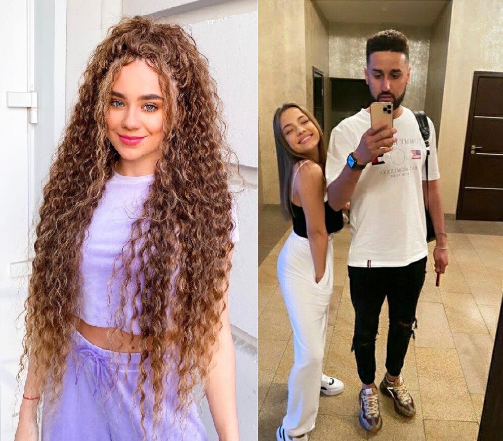 Слева - Катя Адушкина, справа - Валя Карнавал и Заур Юсупов