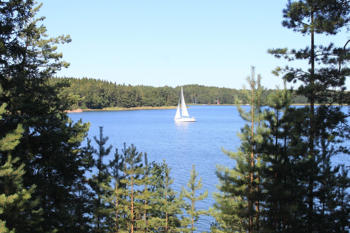 вид от дома на воду был таков как вы видите