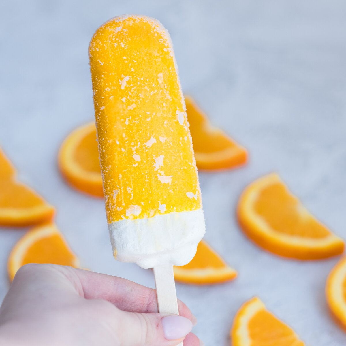 Пломбир ванильный в апельсиновой глазури «Чистая Линия»