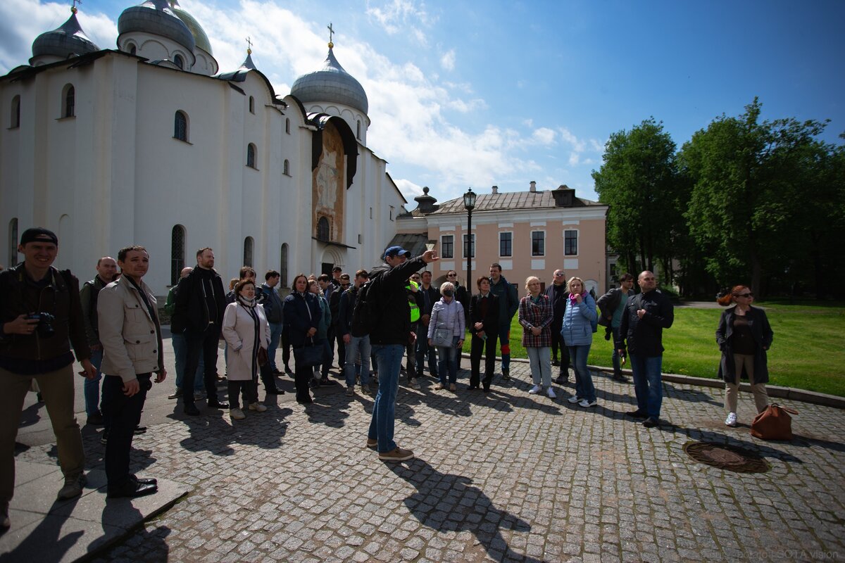 Экскурсия перед началом съезда