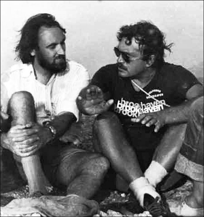 Алексей Козлов и Василий Аксёнов, Коктебель, 1970-е гг.