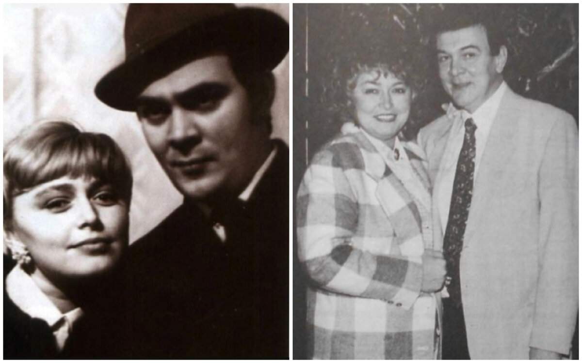 Магомаев и Фиготина: в молодости и много лет спустя, в 90-х. Фото: Pinterest