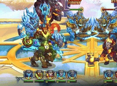 Араджи, Гиперион и Эдем применяют зелёные умения и получают с этого действия по 20% энергии каждый.